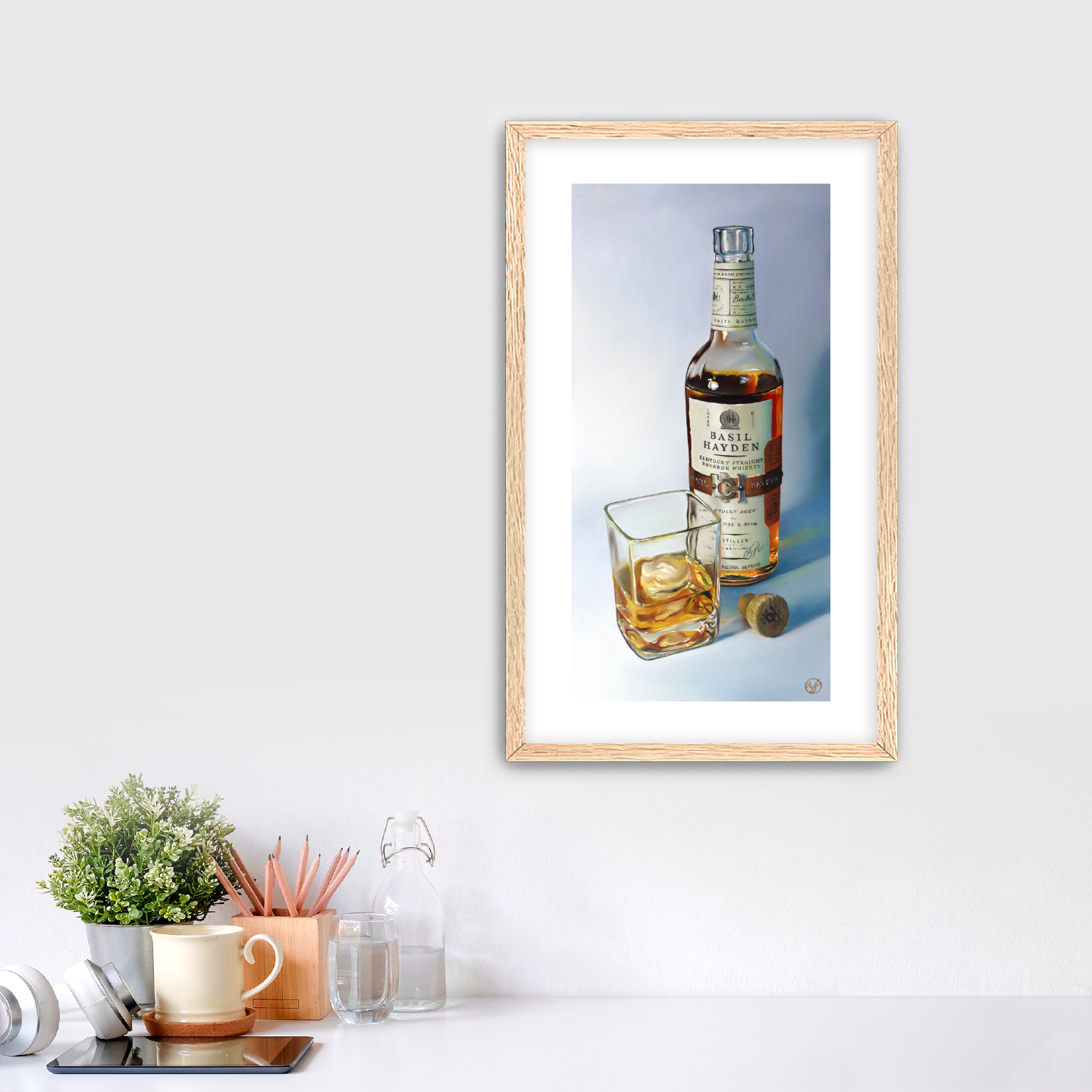 "Basil Hayden Whiskey" Fine Art Print