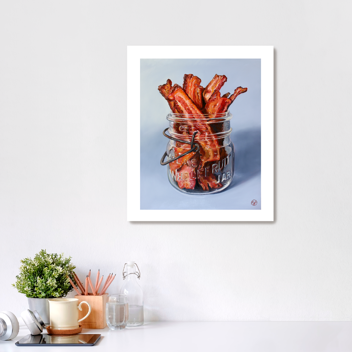 "Bacon Me Crazy" Fine Art Print