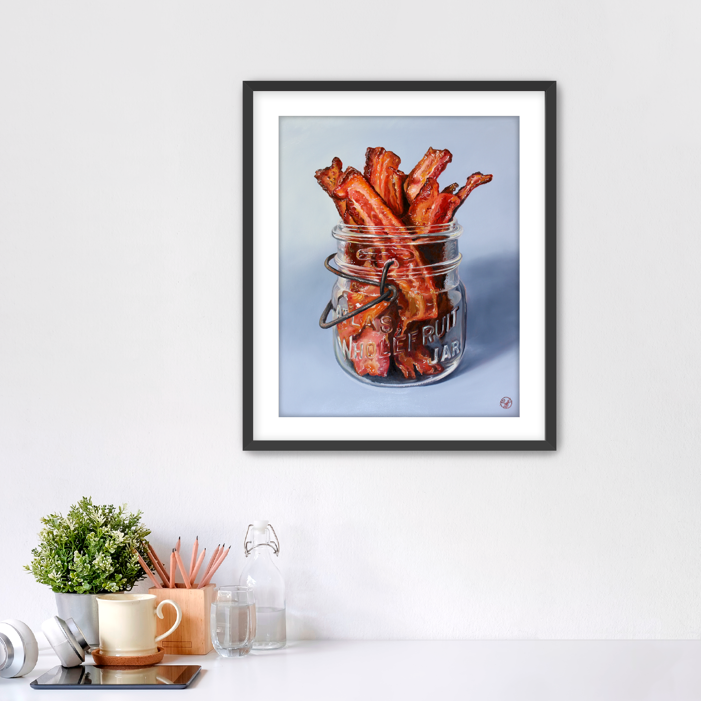 "Bacon Me Crazy" Fine Art Print