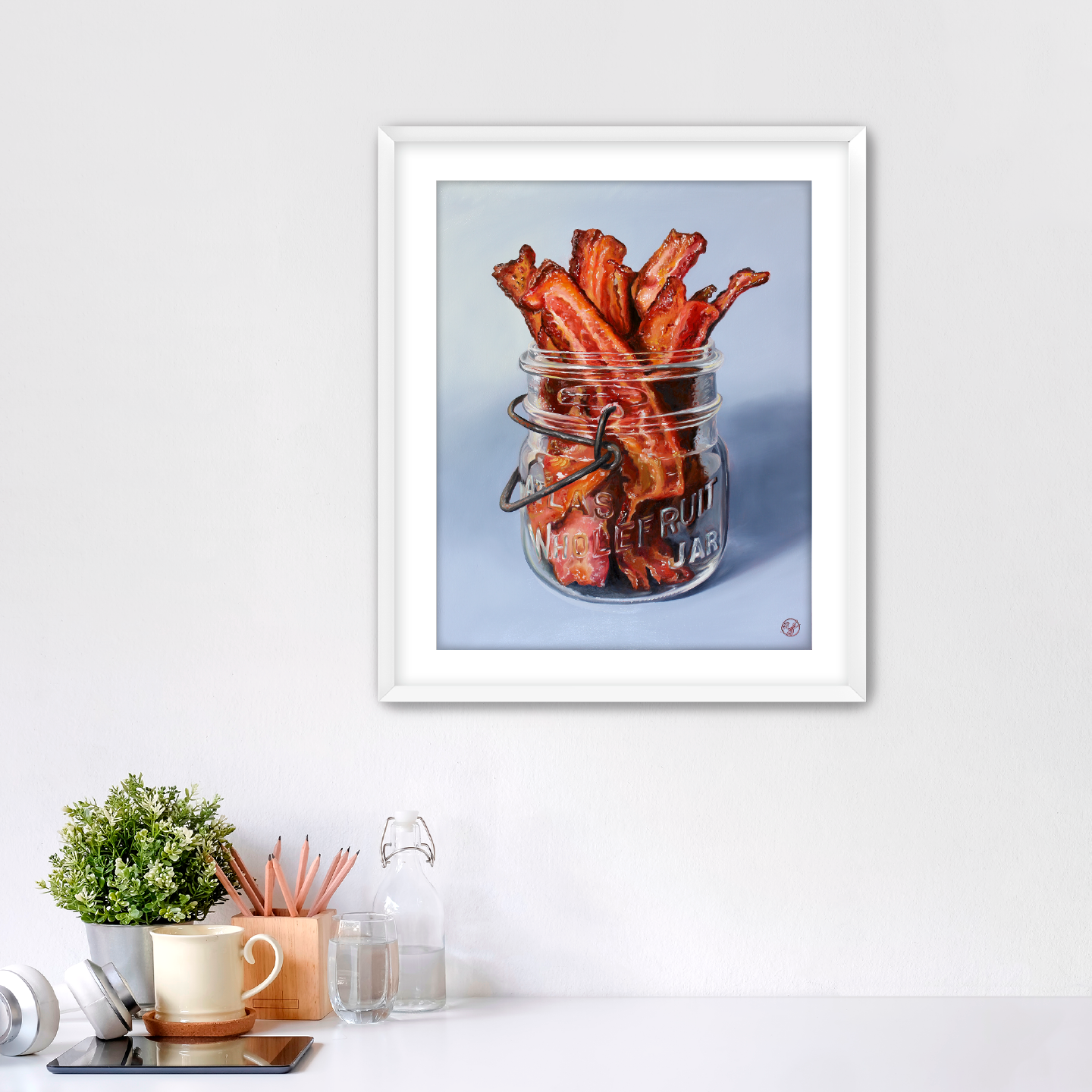 "Bacon Me Crazy" Fine Art Print