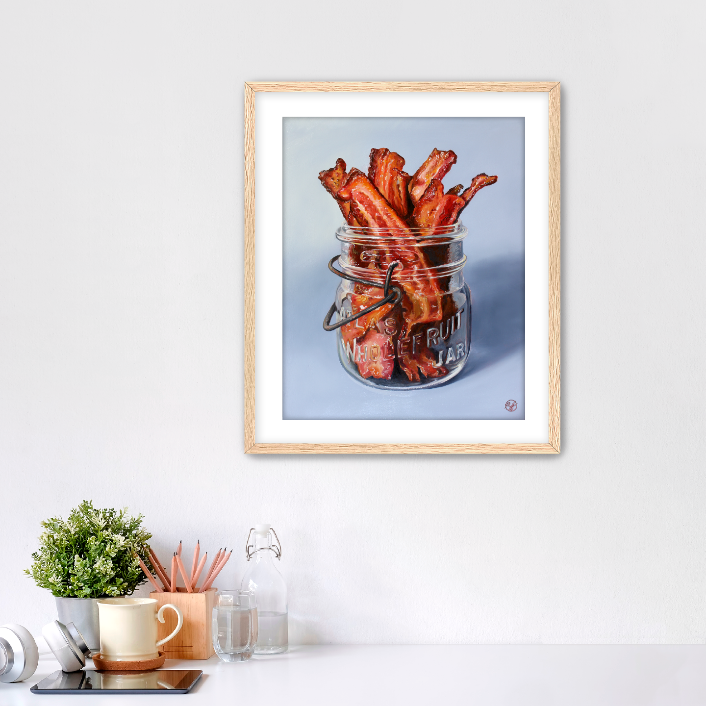"Bacon Me Crazy" Fine Art Print