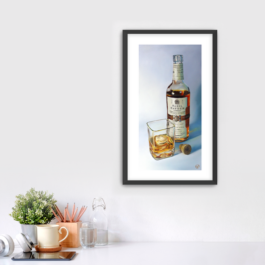 "Basil Hayden Whiskey" Fine Art Print