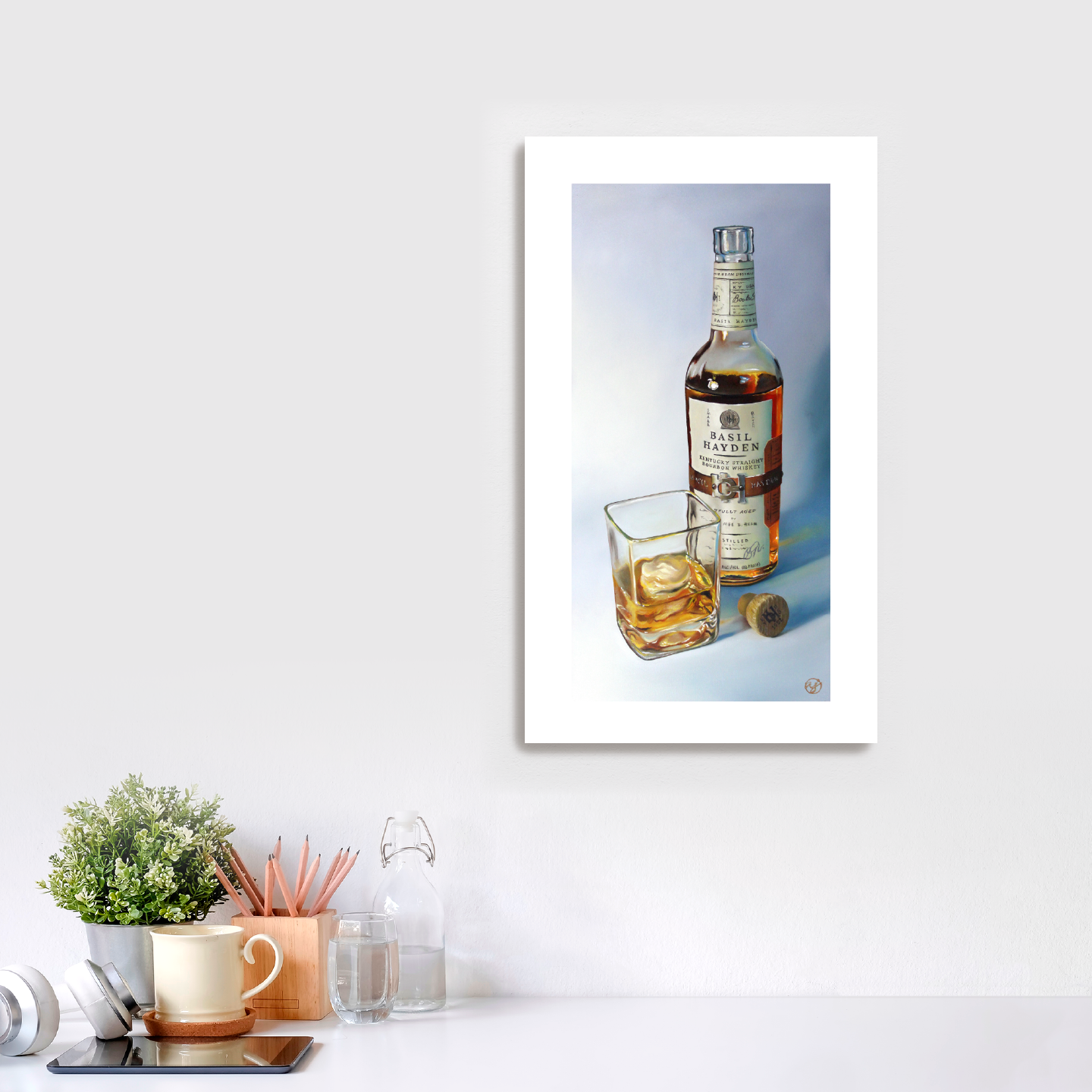 "Basil Hayden Whiskey" Fine Art Print