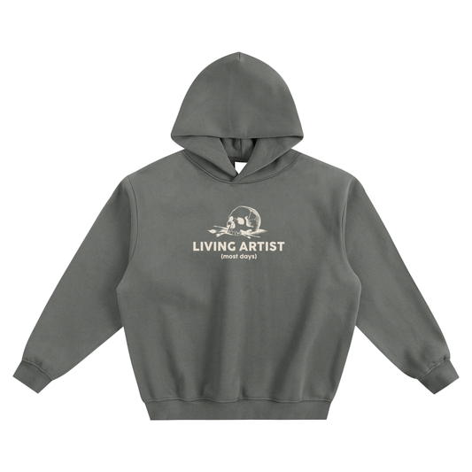 Fleeced Boxy Hoodie