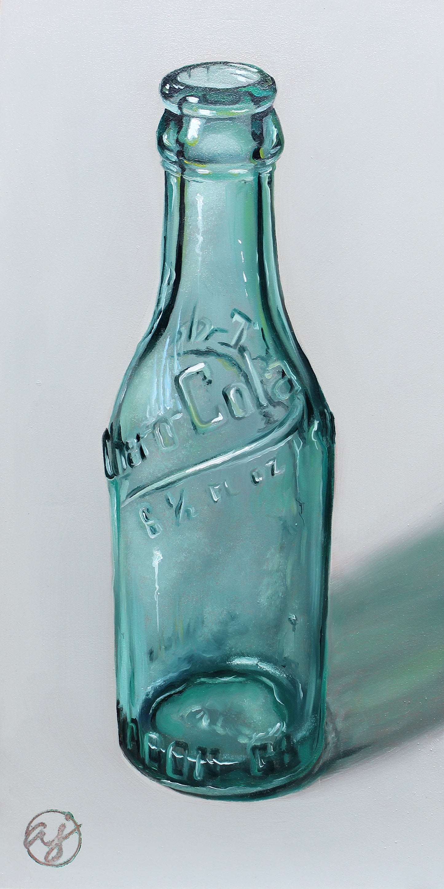 "Chero-Cola Study" 6x12 Original Oil Painting by Abra Johnson