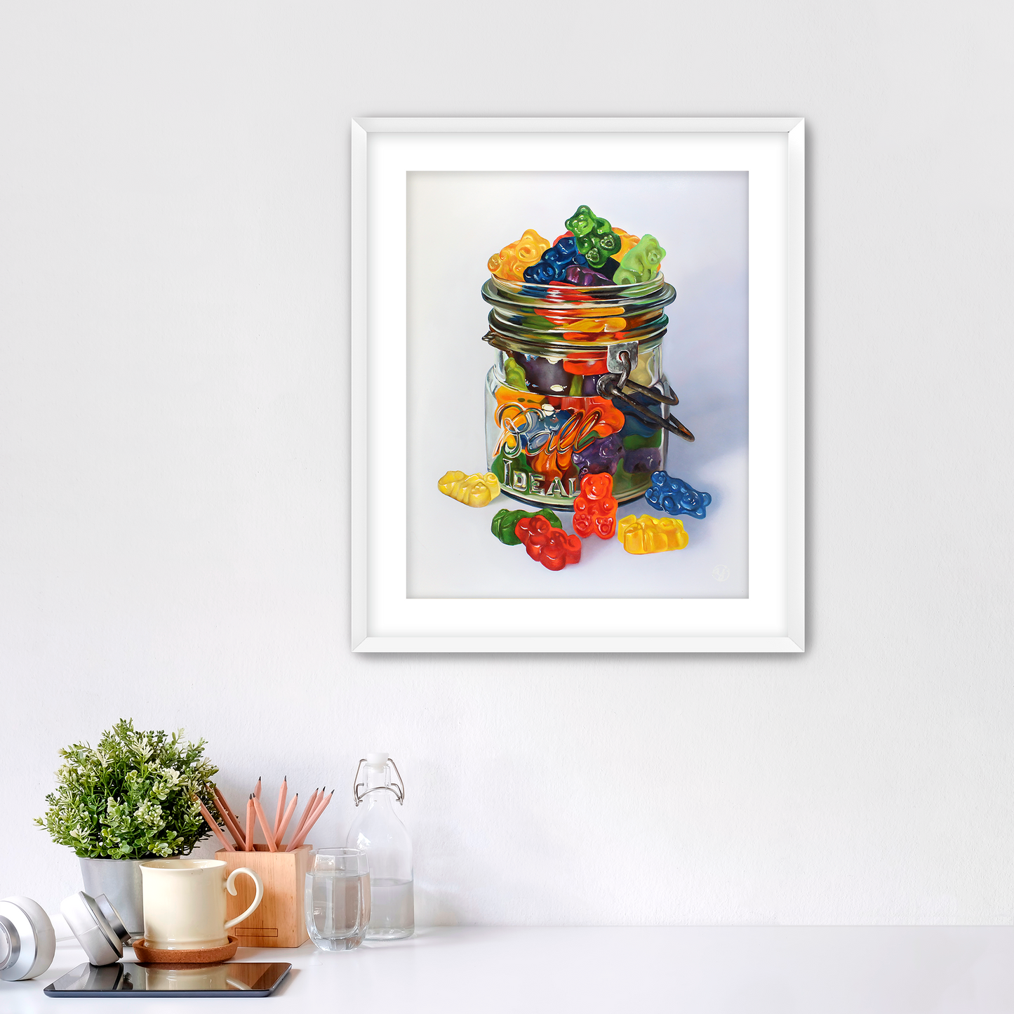 "Bear-ly Contained" Fine Art Print