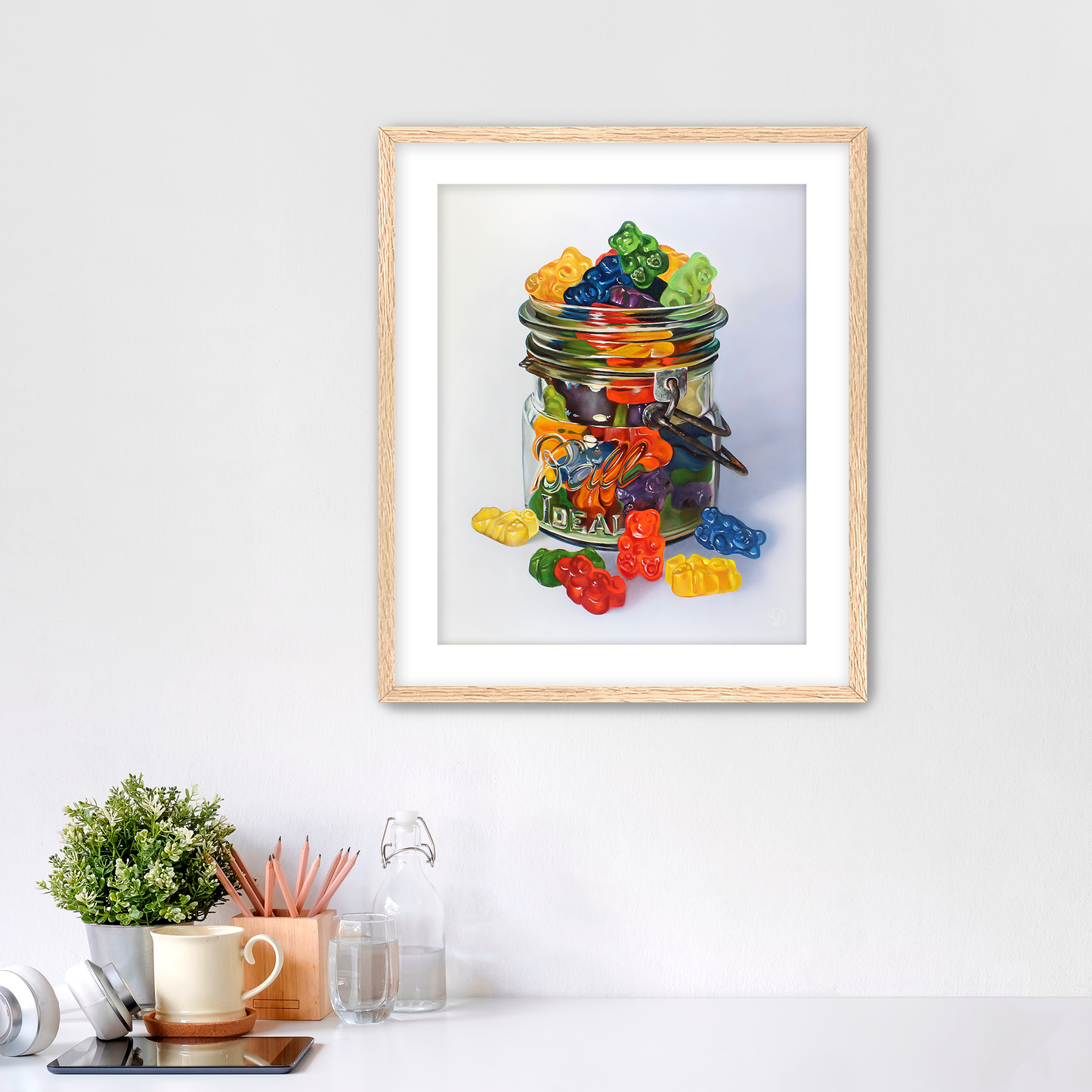 "Bear-ly Contained" Fine Art Print