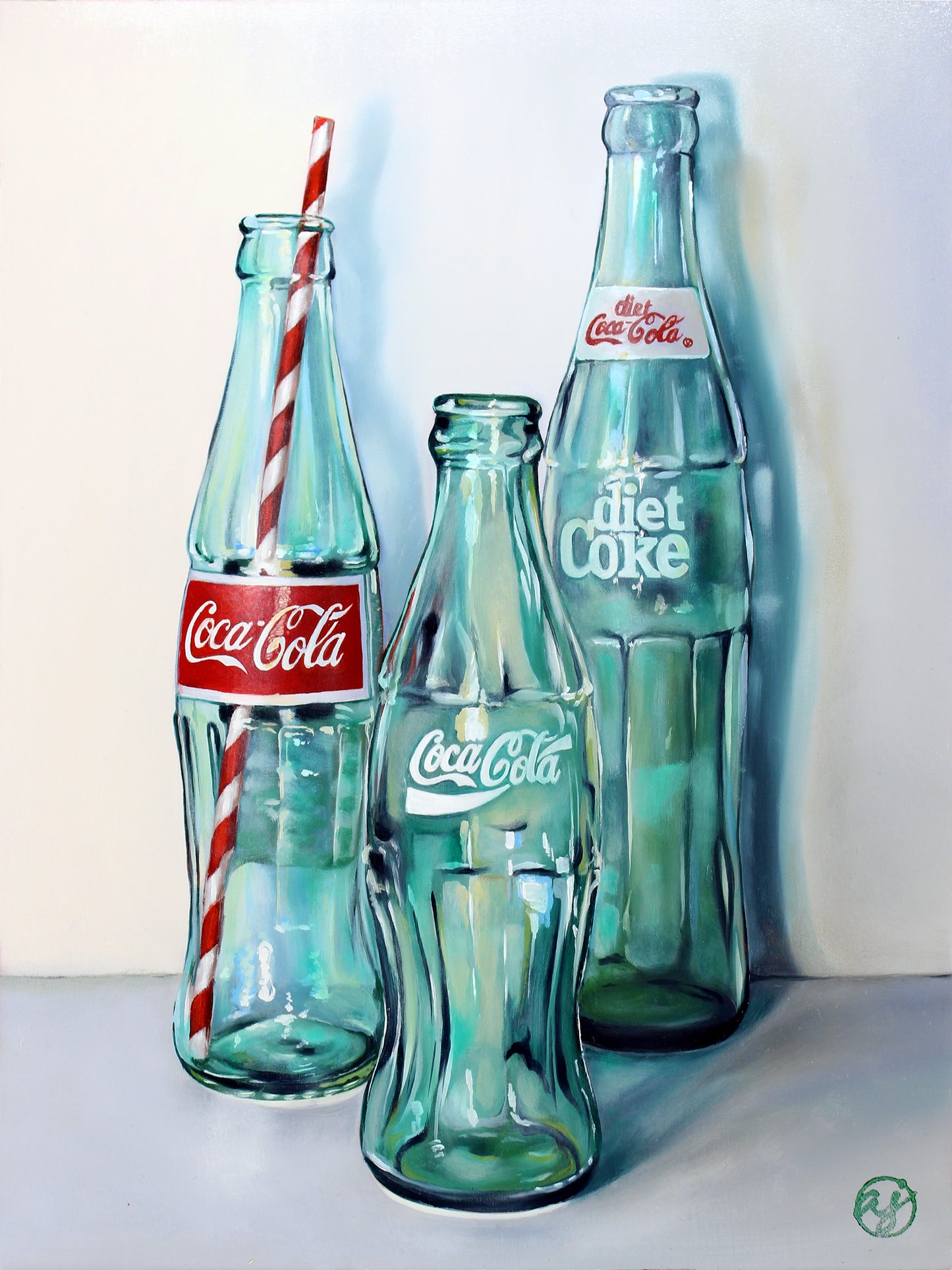 "Legacy of Fizz" 12x16 Original Oil Painting by Abra Johnson
