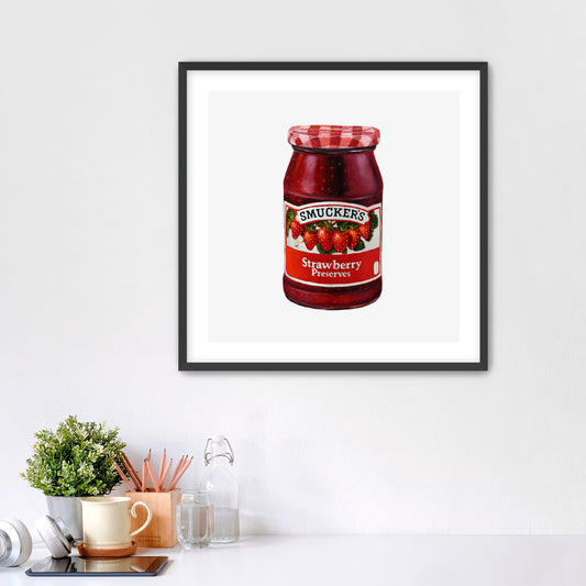"Strawberry Fruit Crush" Fine Art Print