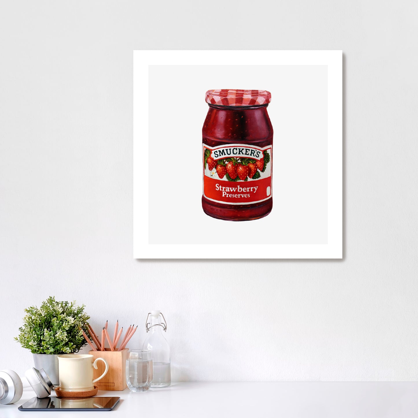 "Strawberry Fruit Crush" Fine Art Print