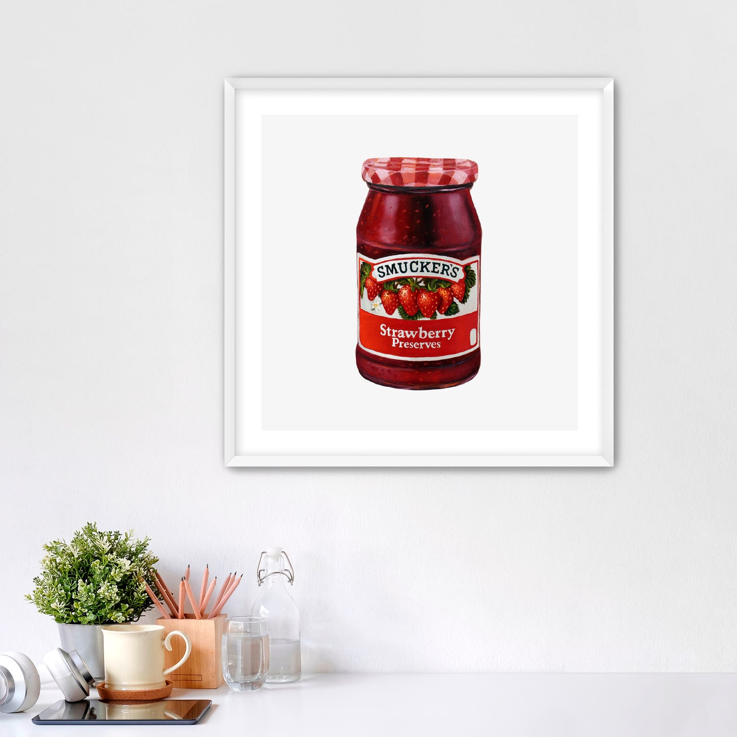 "Strawberry Fruit Crush" Fine Art Print