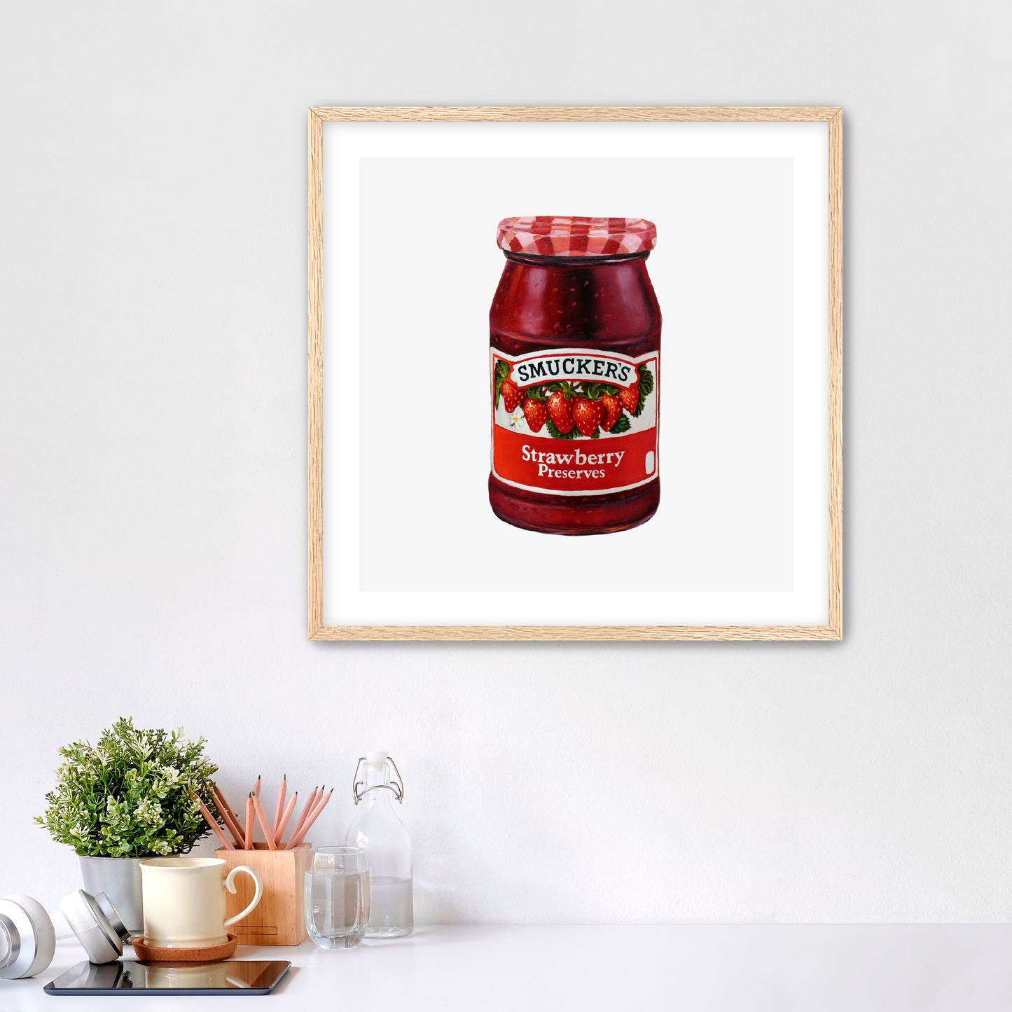 "Strawberry Fruit Crush" Fine Art Print