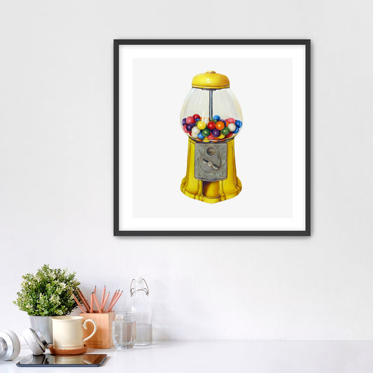 "Technicolor Chewscape" Fine Art Print