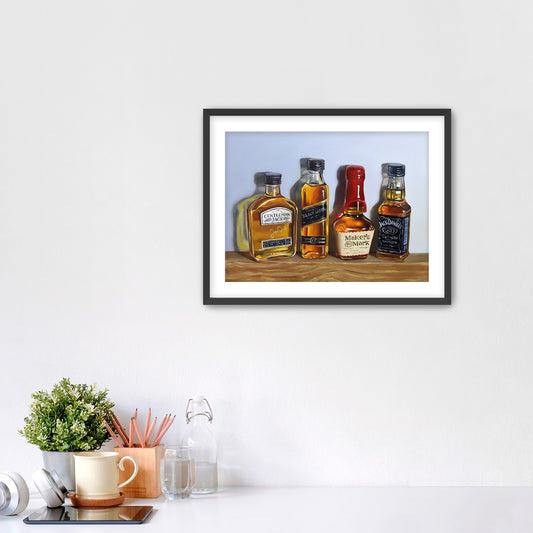 "Whiskey Mini Bar" Fine Art Print
